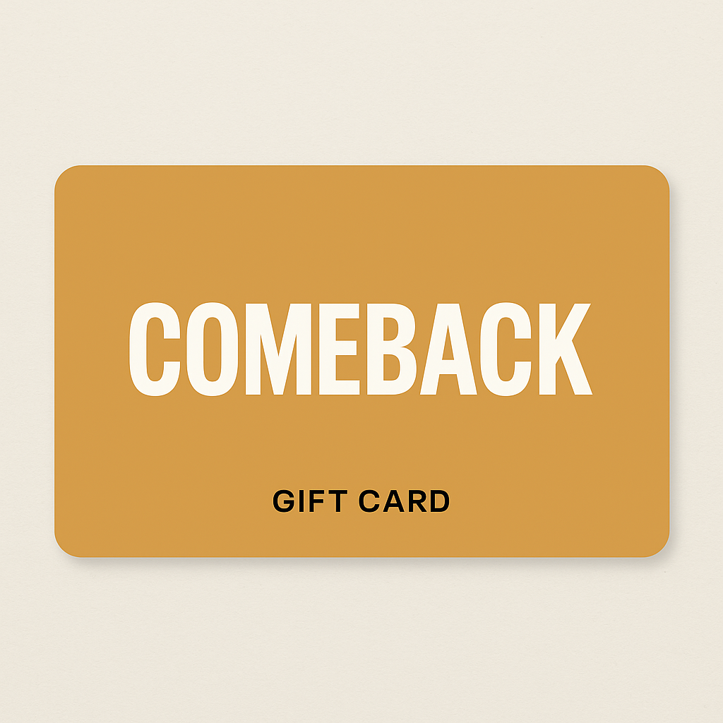 Comeback Retail Gift Card