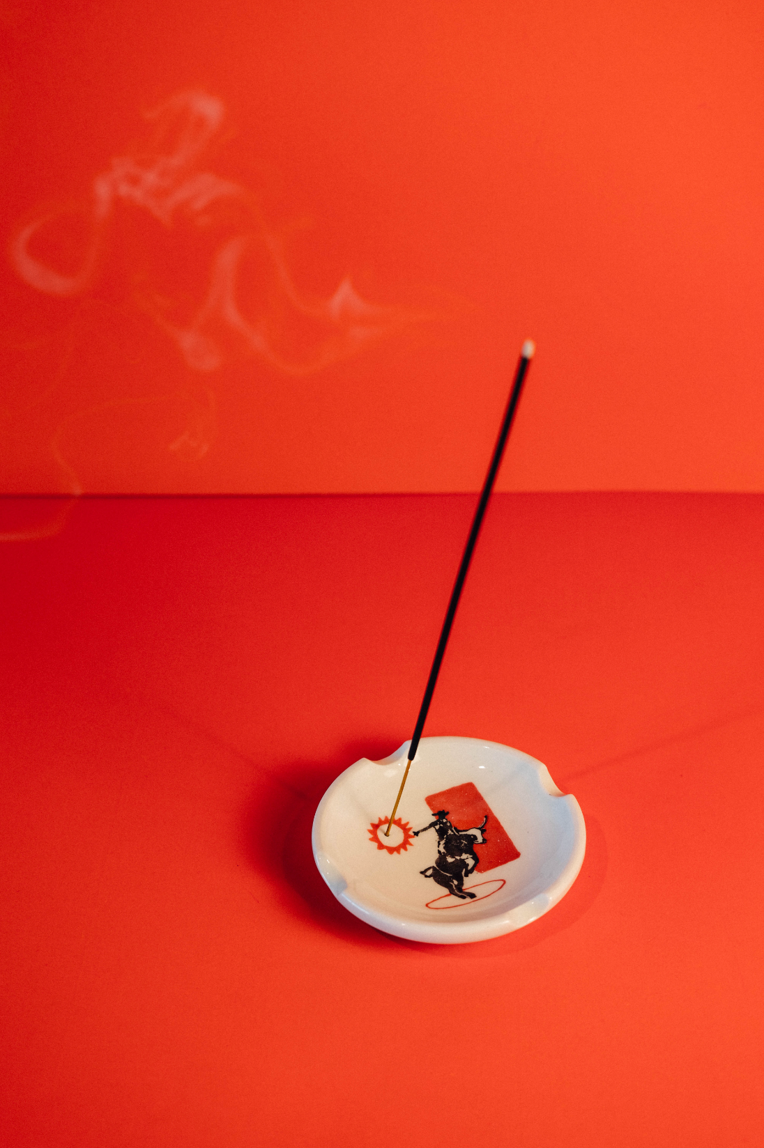 Bull Rider Incense Holder